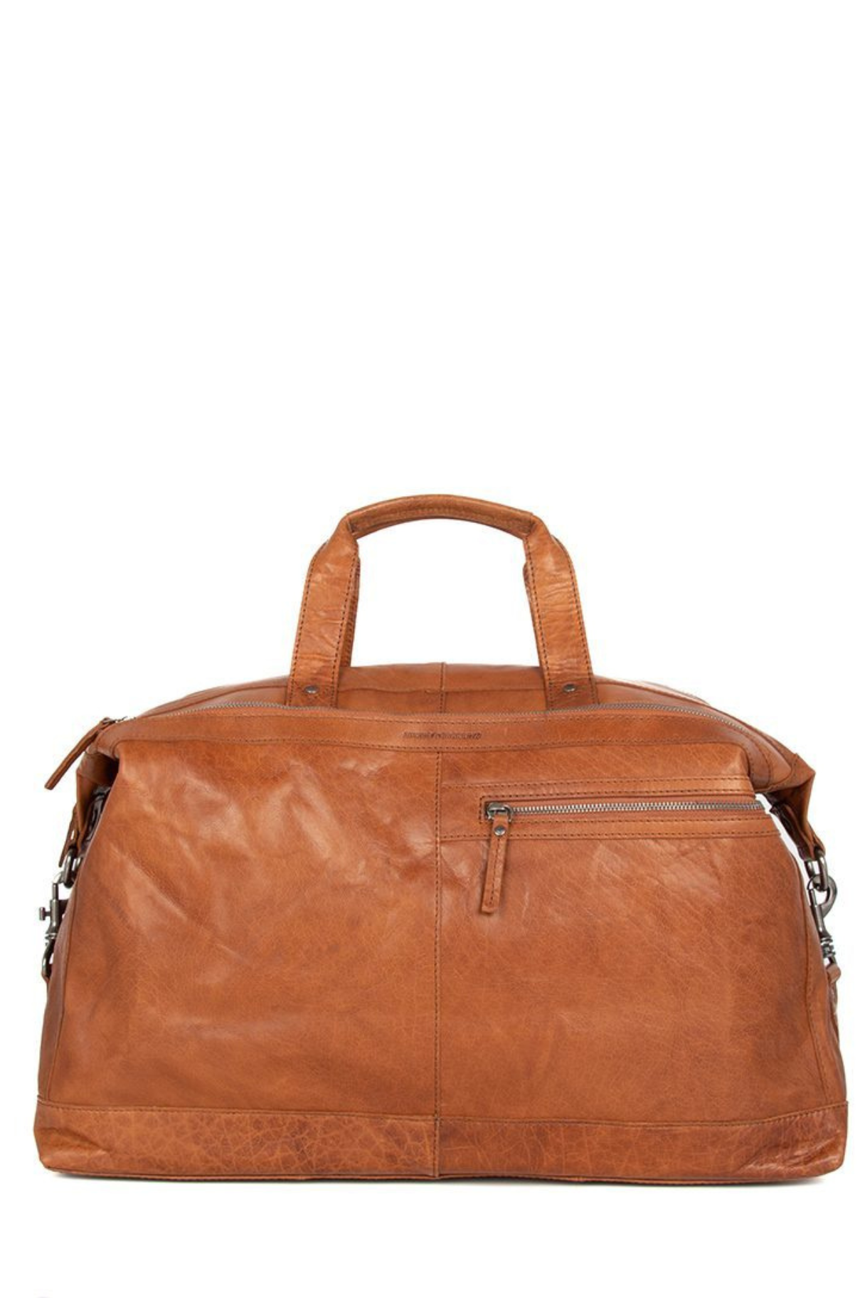 Sac de voyage cuir cognac Atlanta Spikes & Sparrow 50 cm